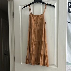 Old Navy Brown Tiered Ruffled Sundress